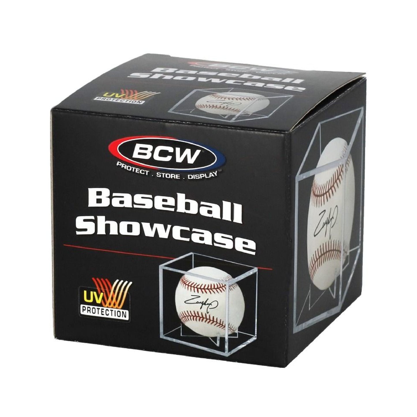 BCW Baseball Showcase with Built - In Stand (UV) - Trading Card Market