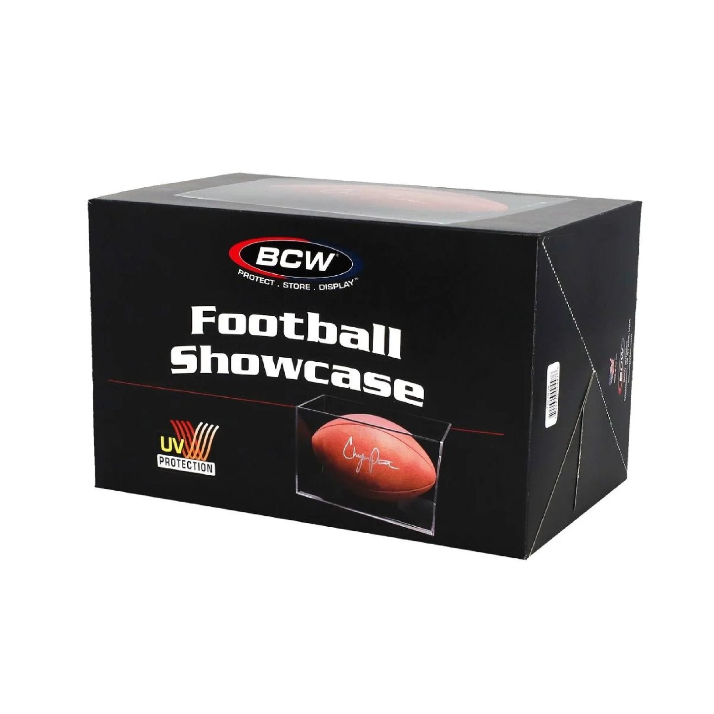 BCW Football Showcase Black Stand (UV) - Trading Card Market