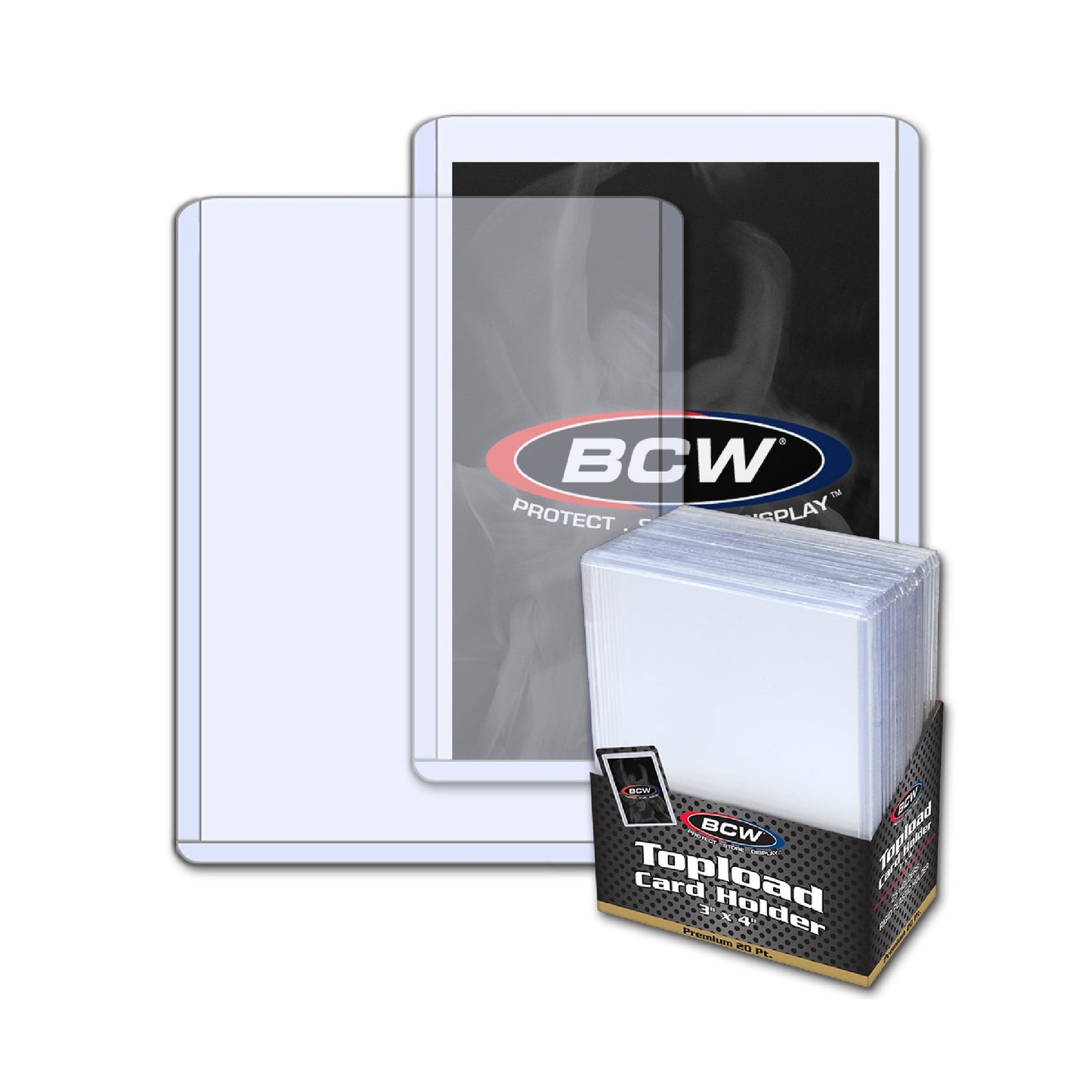 BCW 3x4 Top Loader Card Holder - Premium - Trading Card Market