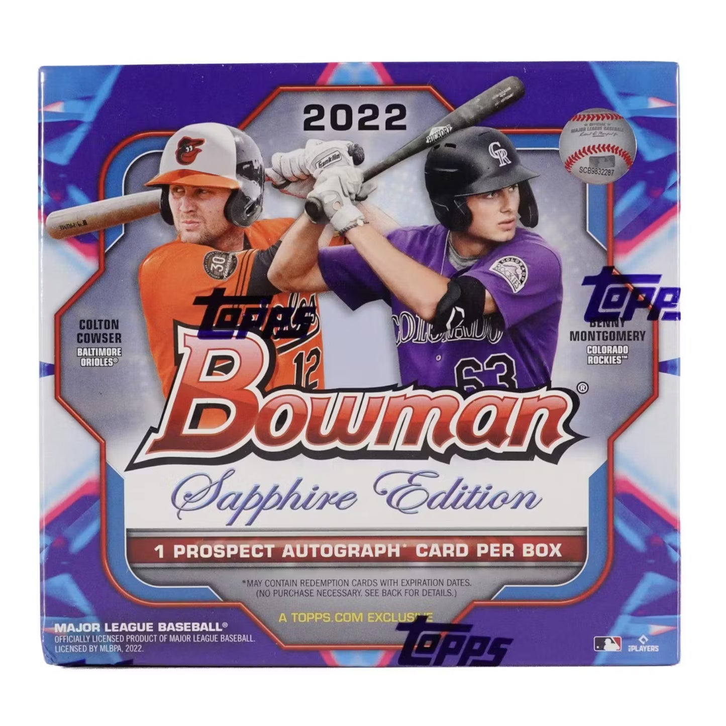2022 Bowman Sapphire Edition Baseball Hobby Box - Trading Card Market
