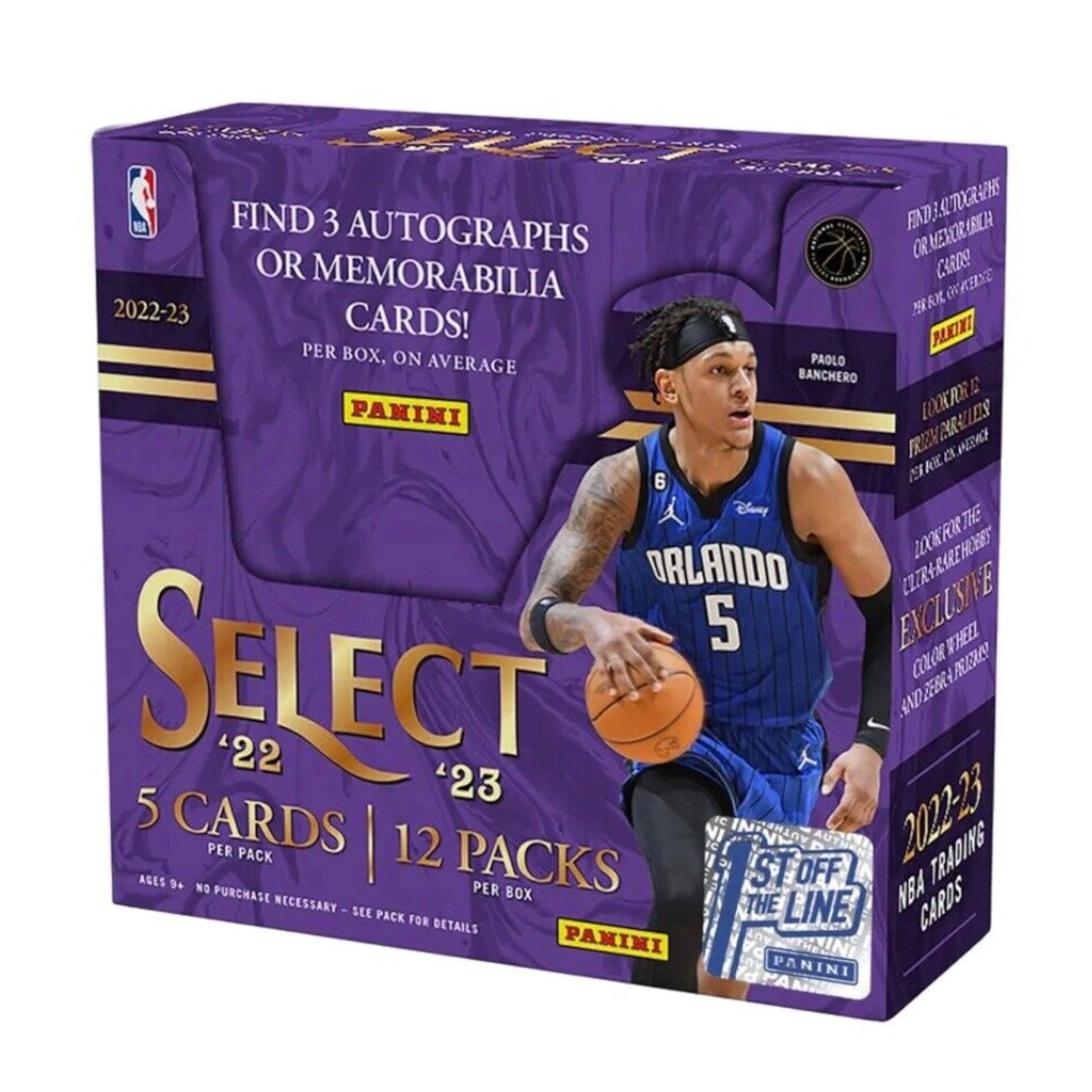 2022/23 Panini Select 1st Off The Line FOTL Basketball Hobby Box - Trading Card Market