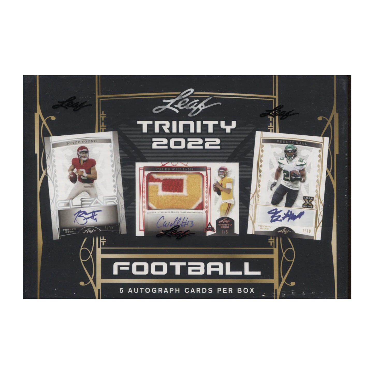 2022 Leaf Trinity Football Hobby Box - Trading Card Market