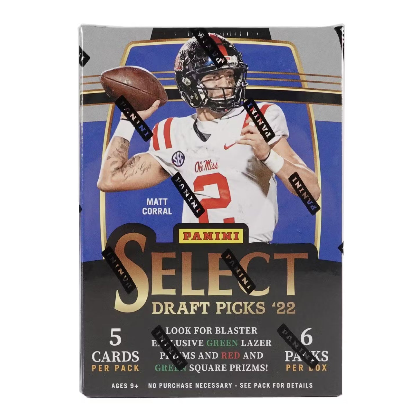 2022 Panini Select Draft Picks Football Blaster Box