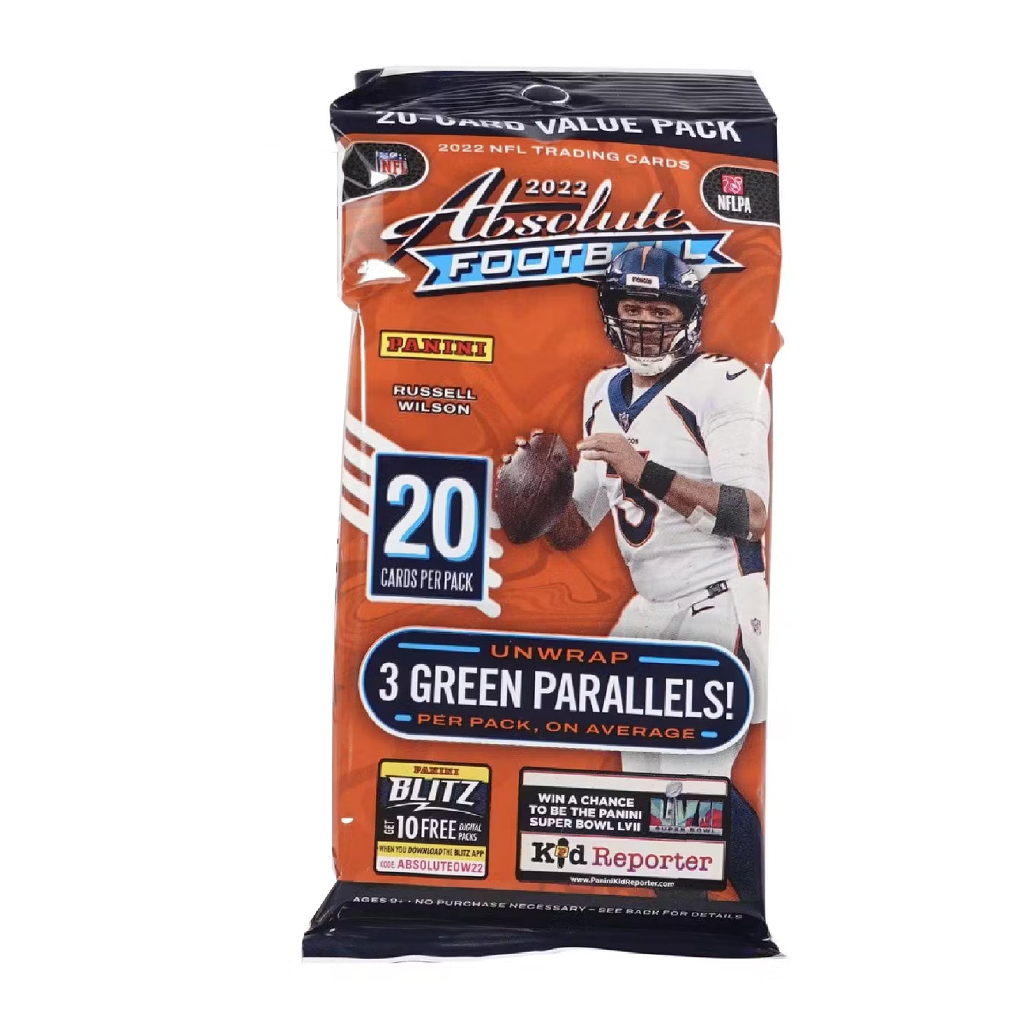 2022 Panini Absolute Football Jumbo Value Pack - Trading Card Market