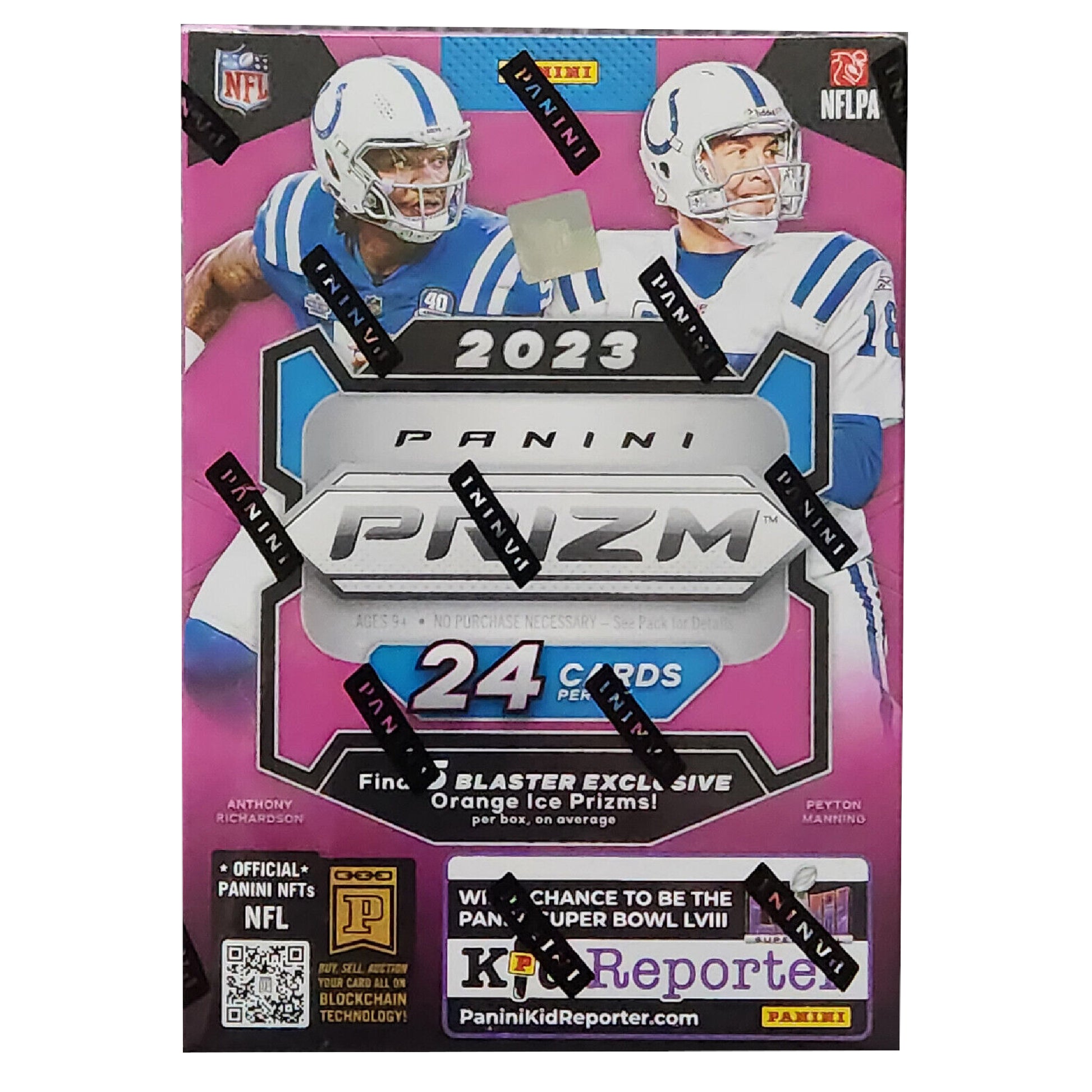 2023 Panini Prizm Football Blaster Box (Orange Ice Prizms) (Back - to - School Sale) - Trading Card Market