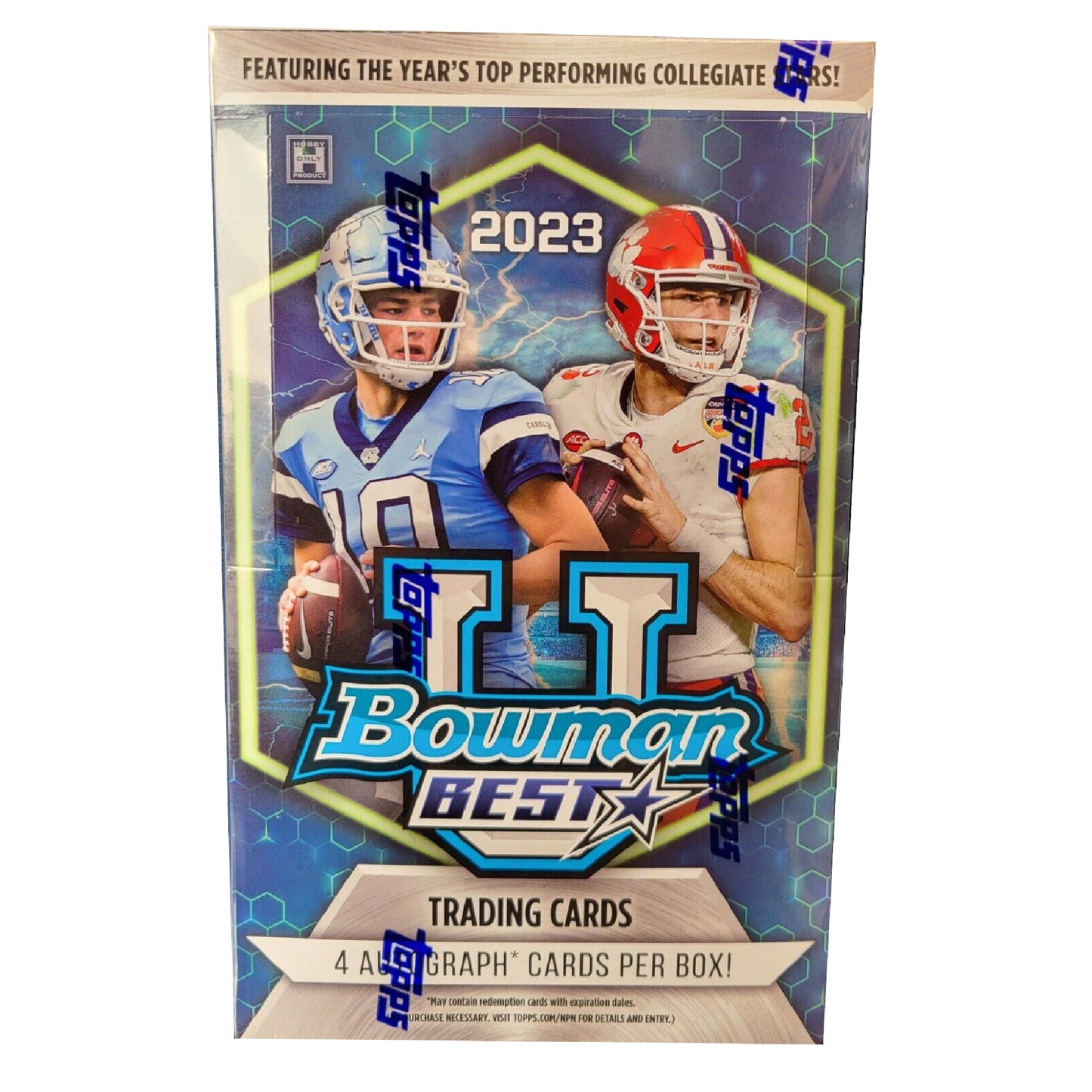 2023 Bowman's Best University Football Hobby Box - Trading Card Market