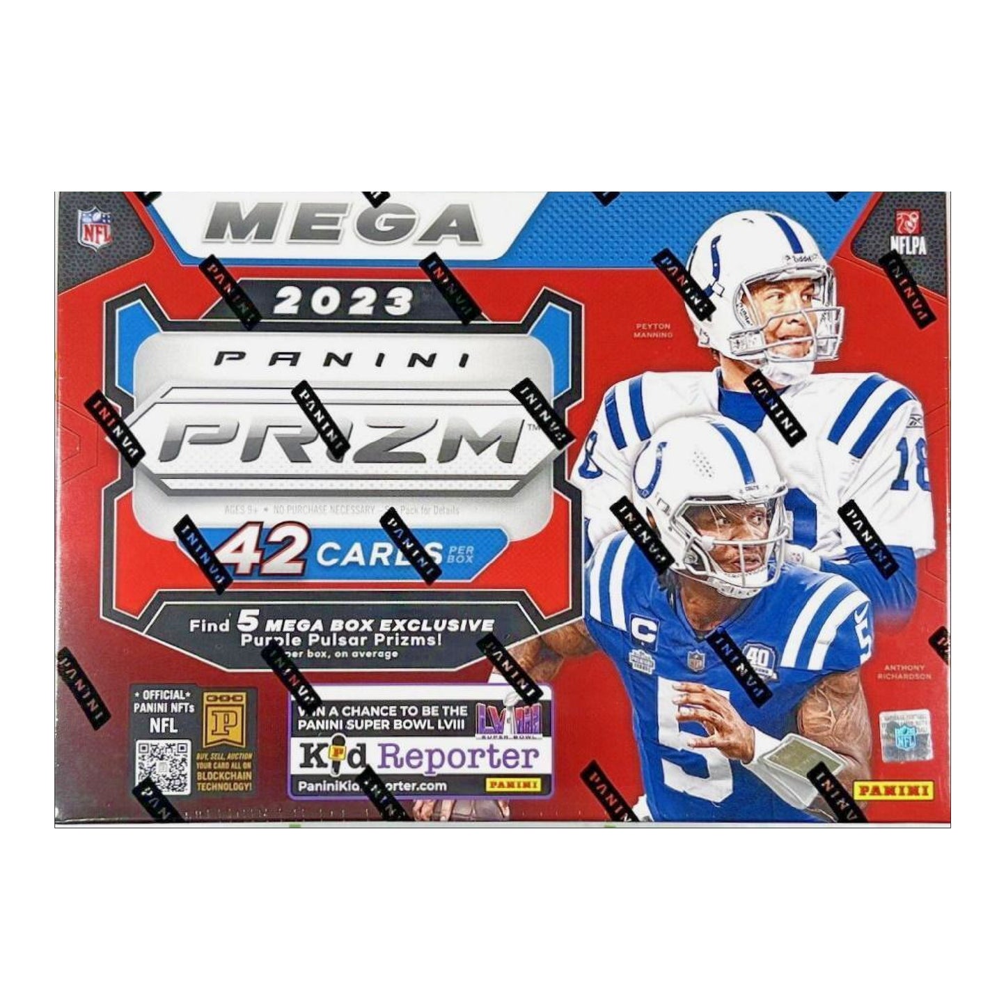 2023 Panini Prizm Football Mega Box (Purple Pulsar Prizms) - Trading Card Market