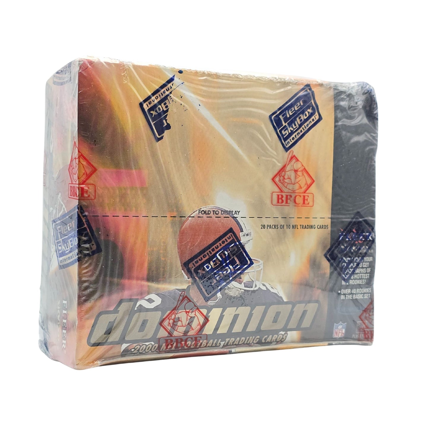 2000 SkyBox Dominion Football Retail Box (BBCE Wrapped) - Trading Card Market