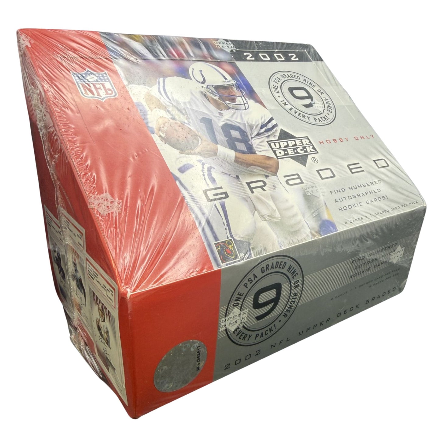 2002 Upper Deck Graded Football Hobby Box
