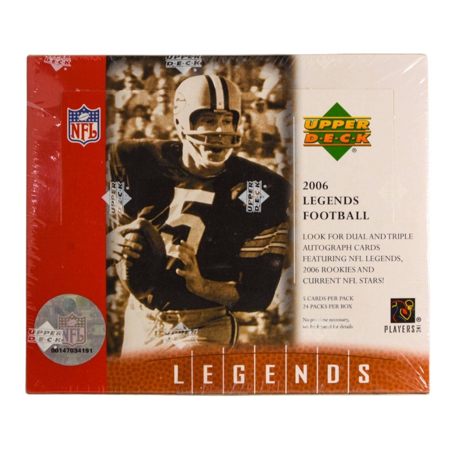 2006 Upper Deck Legends Football Hobby Box