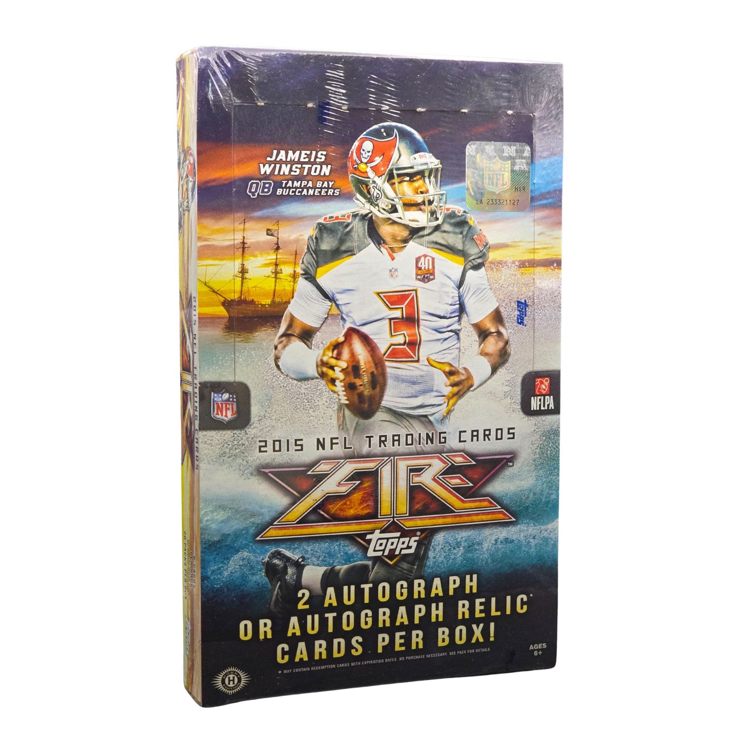 2015 Topps Fire Football Hobby Box - Trading Card Market