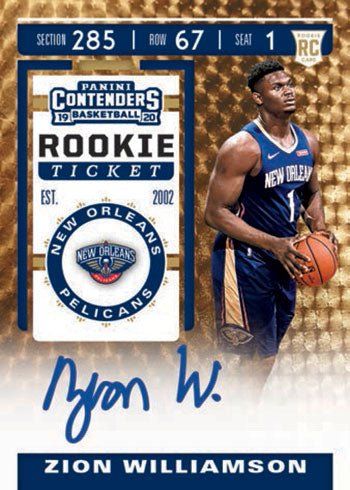 2019/20 Panini Contenders Basketball Hobby Box - Trading Card Market