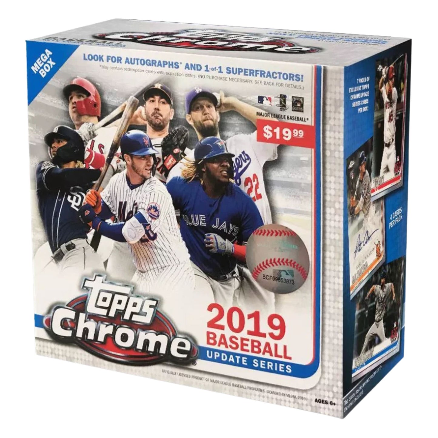 2019 Topps Chrome Update Series Baseball Mega Box - Trading Card Market