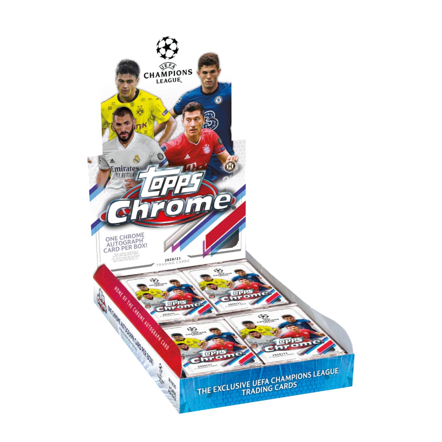 2020/21 Topps UEFA Champions League Chrome Soccer Hobby Box - Trading Card Market