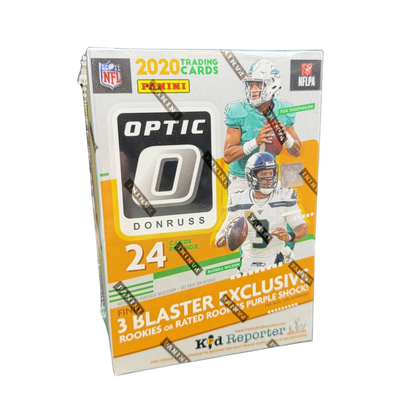 2020 Panini Donruss Optic Football Purple Shock Blaster Box - Trading Card Market
