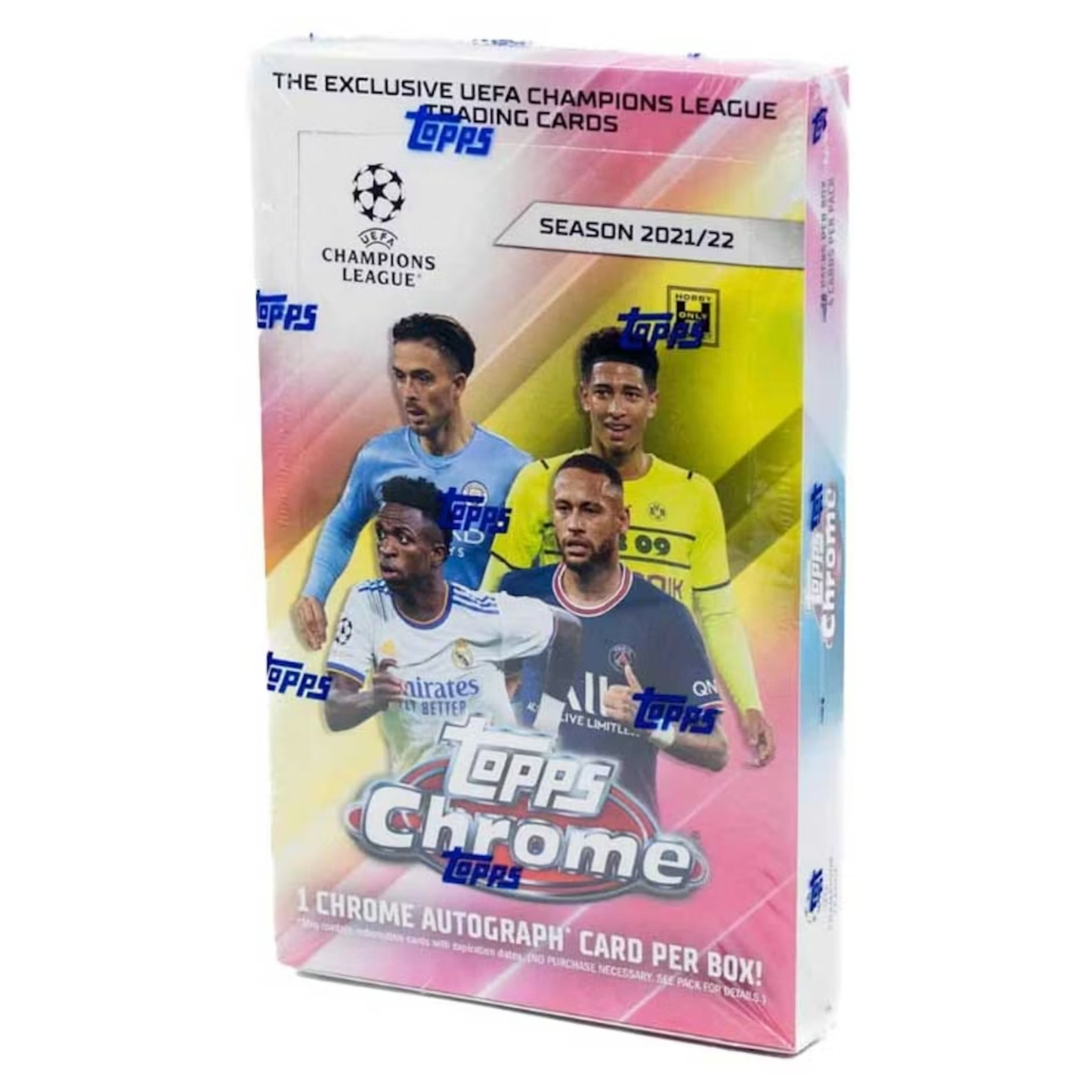 2021/22 Topps Chrome UEFA Champions League Soccer Hobby Box - Trading Card Market