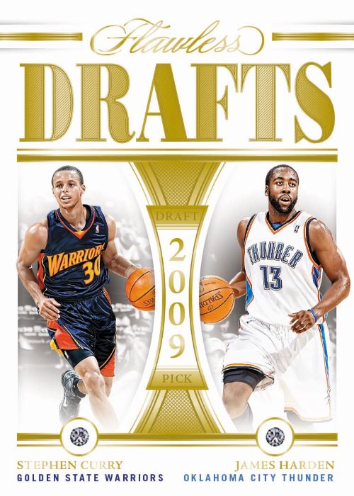 2022/23 Panini Flawless Basketball Cards-Stephen Curry_James Harden - Drafts
