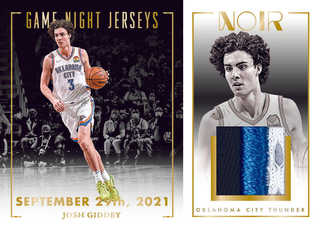 2022/23 Panini Noir Basketball Hobby Box-Josh Giddey