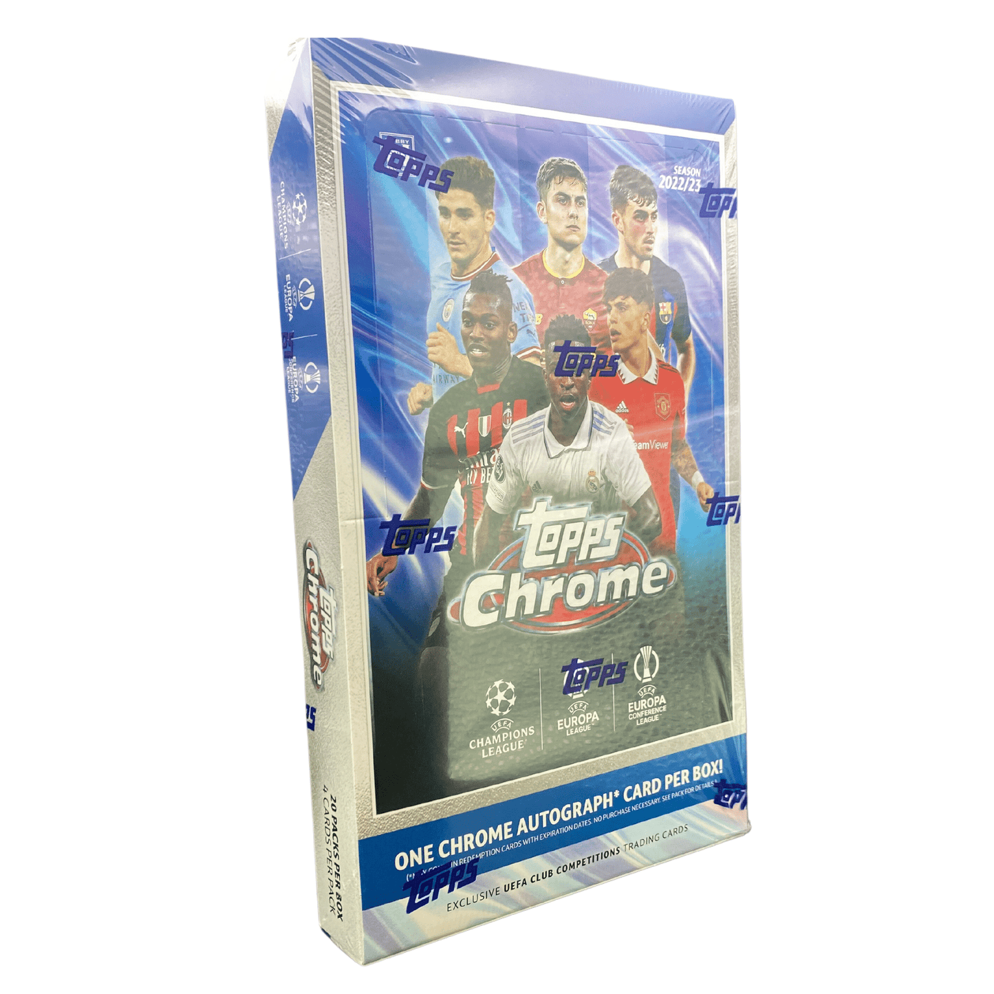 2022/23 Topps Chrome UEFA Club Competitions Soccer Hobby Box - Trading Card Market