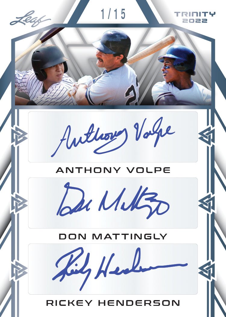 2022 Leaf Trinity Baseball Hobby Box - Trading Card Market