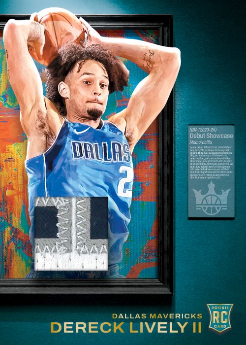 2023/24 Panini Court Kings Basketball Cards_Dereck Lively_Debut Showcase