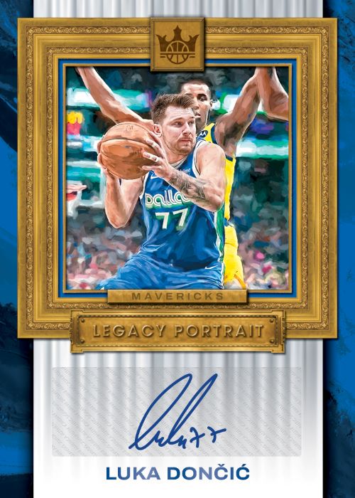 2023/24 Panini Court Kings Basketball Cards_Luka Doncic_Legacy Portrait Signature