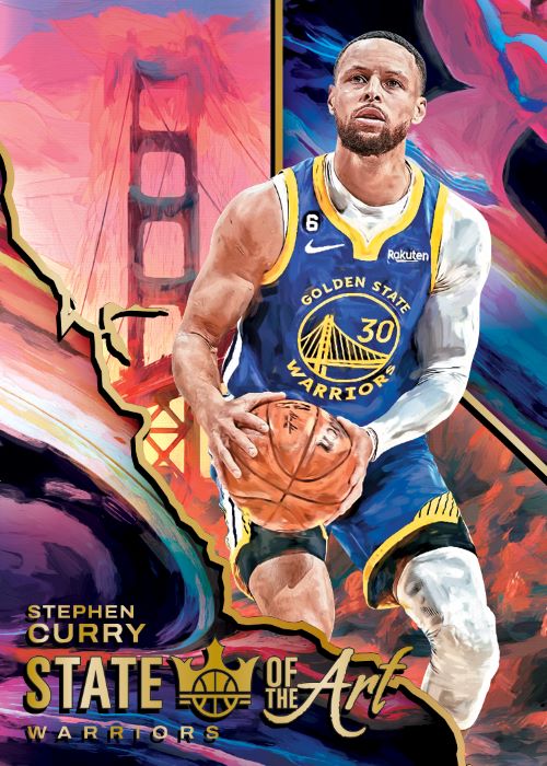 2023/24 Panini Court Kings Basketball Cards_Stephen Curry_State of the Art