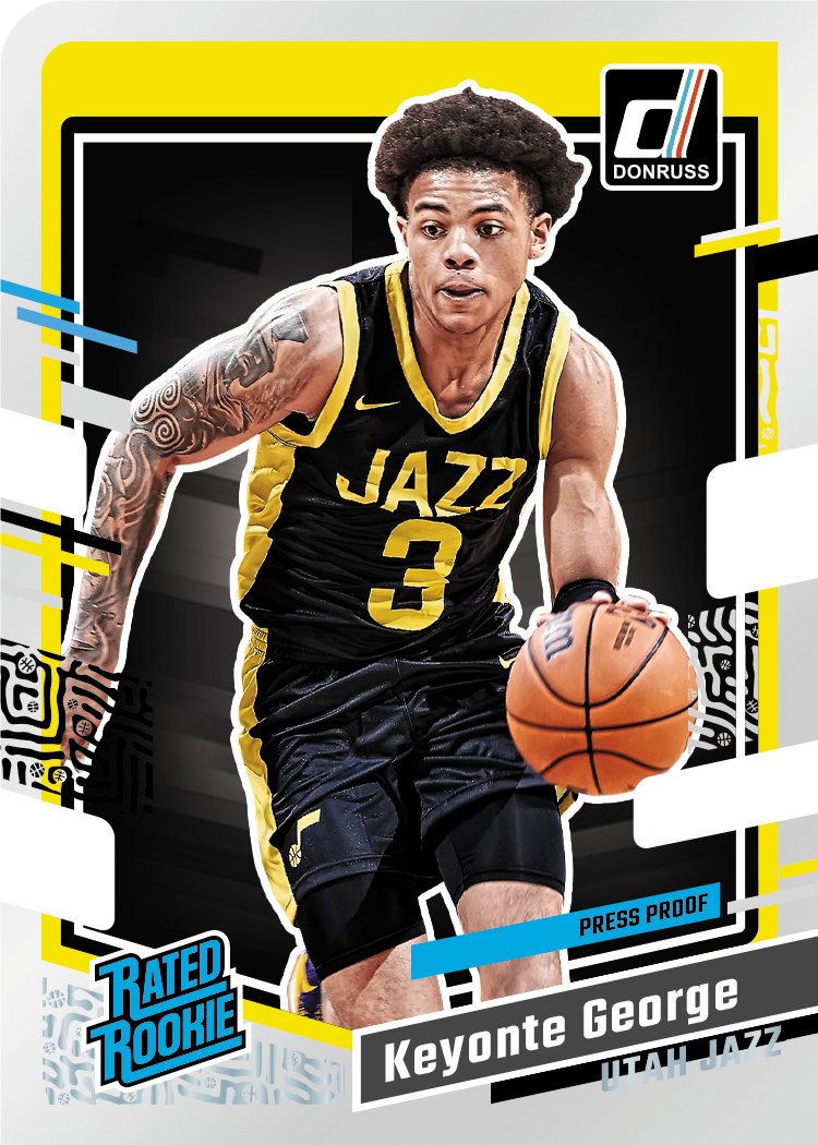 2023/24 Panini Donruss Basketball Cards-Keyonte George_Rated Rookie