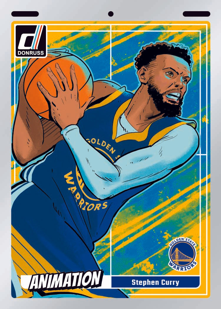 2023/24 Panini Donruss Basketball Cards-Stephen Curry_Animation