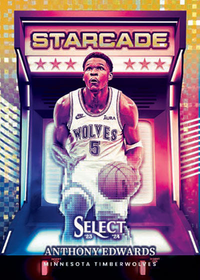 2023/24 Panini Select Basketball Cards - Anthony Edwards