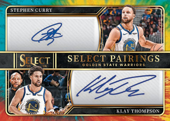 2023/24 Panini Select Basketball Cards - Stephen Curry_Klay Thompson