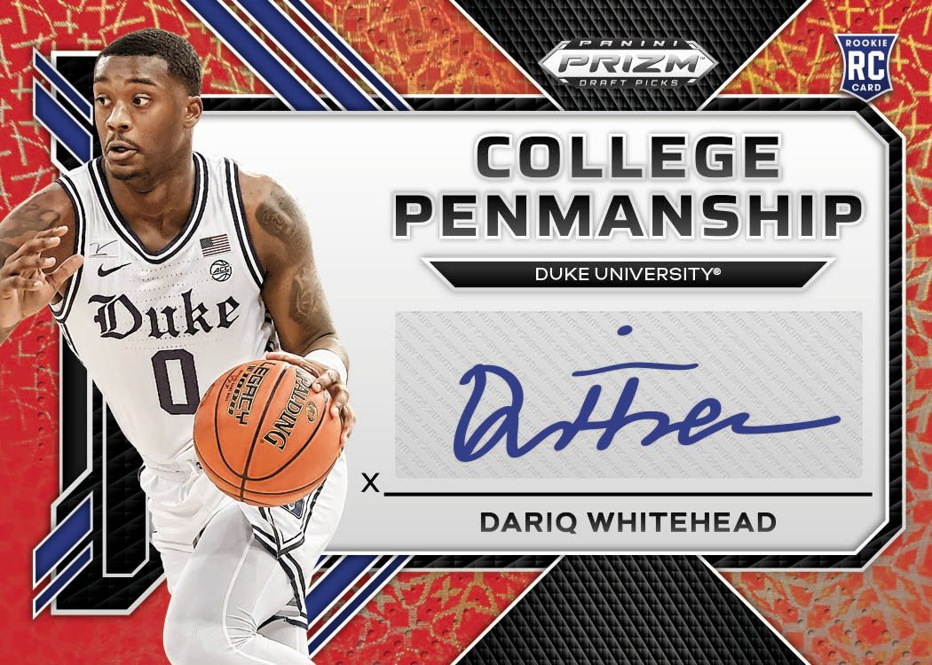 2023/24 Panini Prizm Draft Picks Choice Basketball Hobby Box-Dariq Whitehead