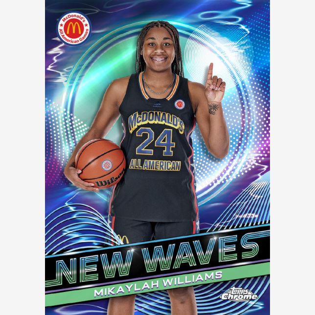 2023/24 Topps Chrome McDonalds All-American Basketball Hobby Box-Mikaylah Williams