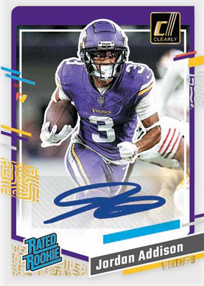 2023 Panini Clearly Donruss Football Cards - Jordan Addison