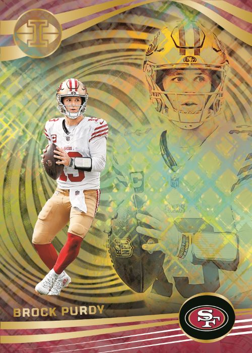 2023 Panini Illusions Football Cards - Brock Purdy Yellow Diamond