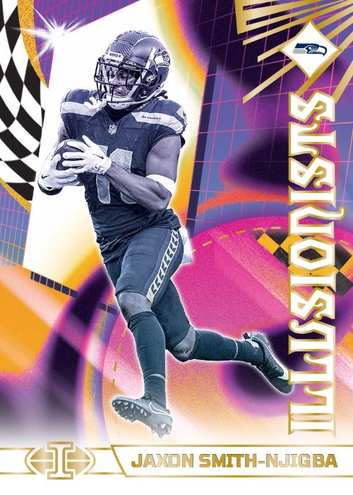 2023 Panini Illusions Football Cards - Jaxon Smith-Njigba_Illusionists Mosaic