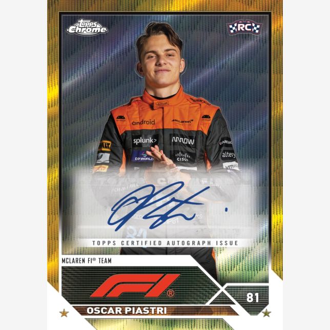 2023 Topps Chrome F1 Formula 1 Racing Hobby Box - Trading Card Market