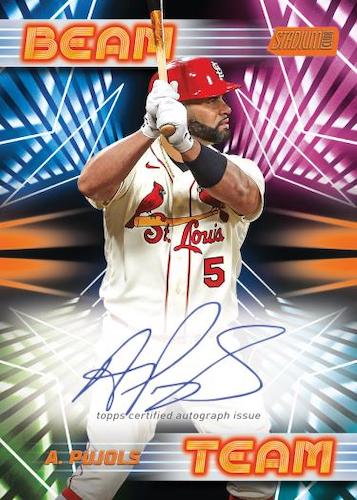 2023 Topps Stadium Club Baseball Cards-Albert Pujols Auto_Beam Team