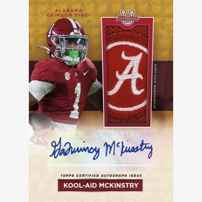 2023 Bowman University Alabama Football -Kool-Aid McKinstry