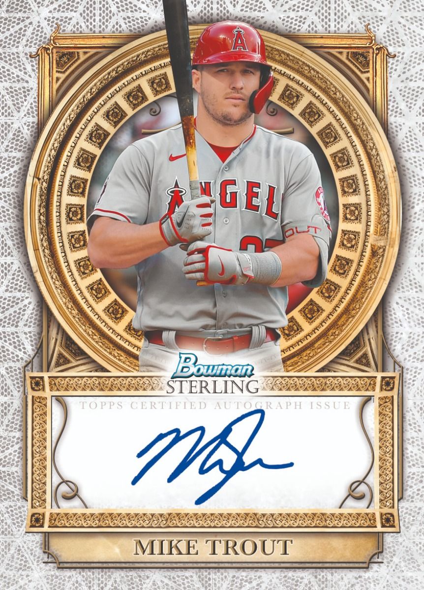 2023 Bowman Sterling Baseball Hobby Box-Mike Trout
