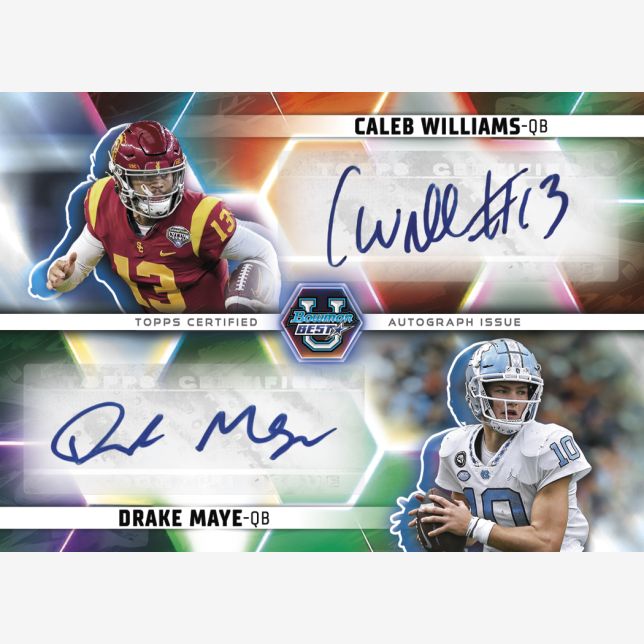 2023 Bowman Best University Football Breakers Delight Hobby Box - Trading Card Market