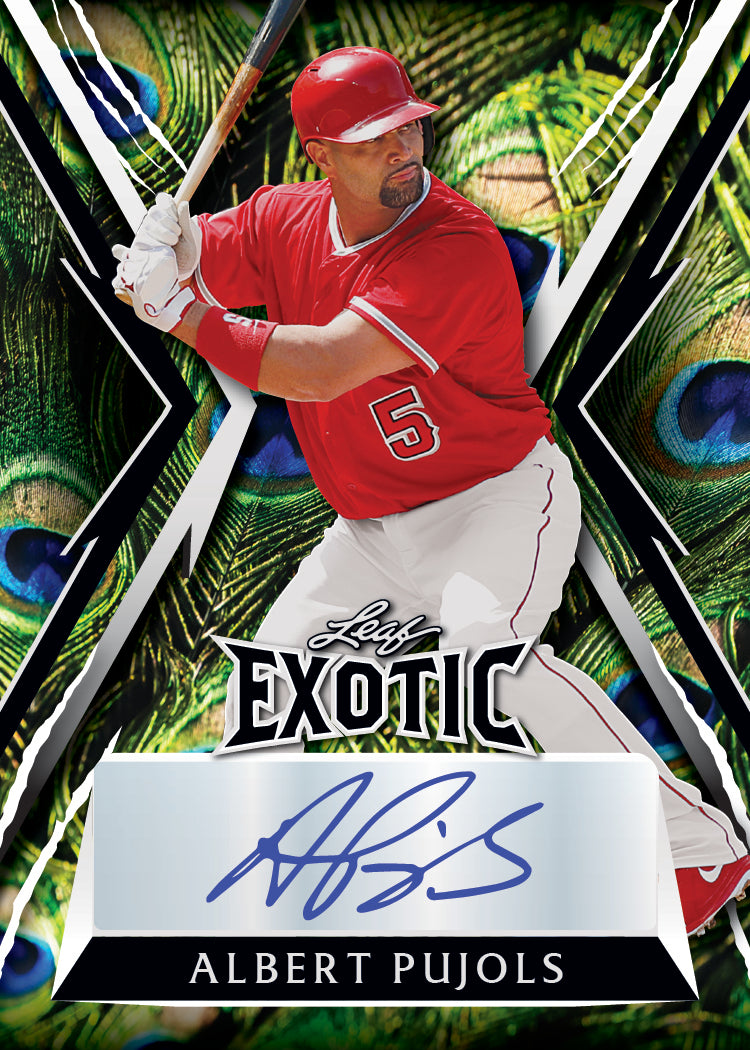 2023 Leaf Exotic Baseball Hobby Box-Albert Pujols
