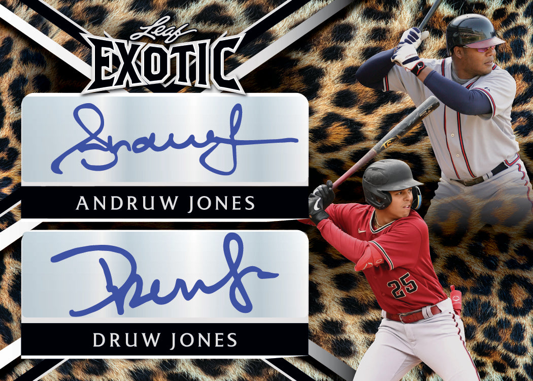 2023 Leaf Exotic Baseball Hobby Box-Andruw_Druw Jones