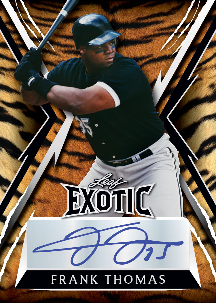 2023 Leaf Exotic Baseball Hobby Box-Frank Thomas