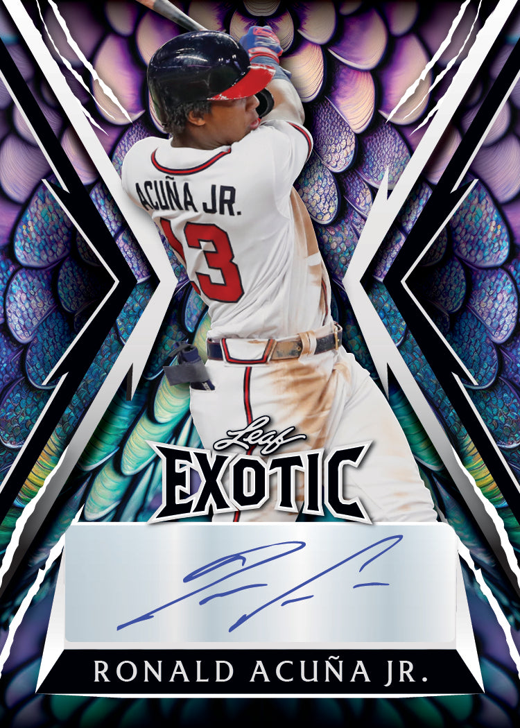 2023 Leaf Exotic Baseball Hobby Box-Ronald Acuna
