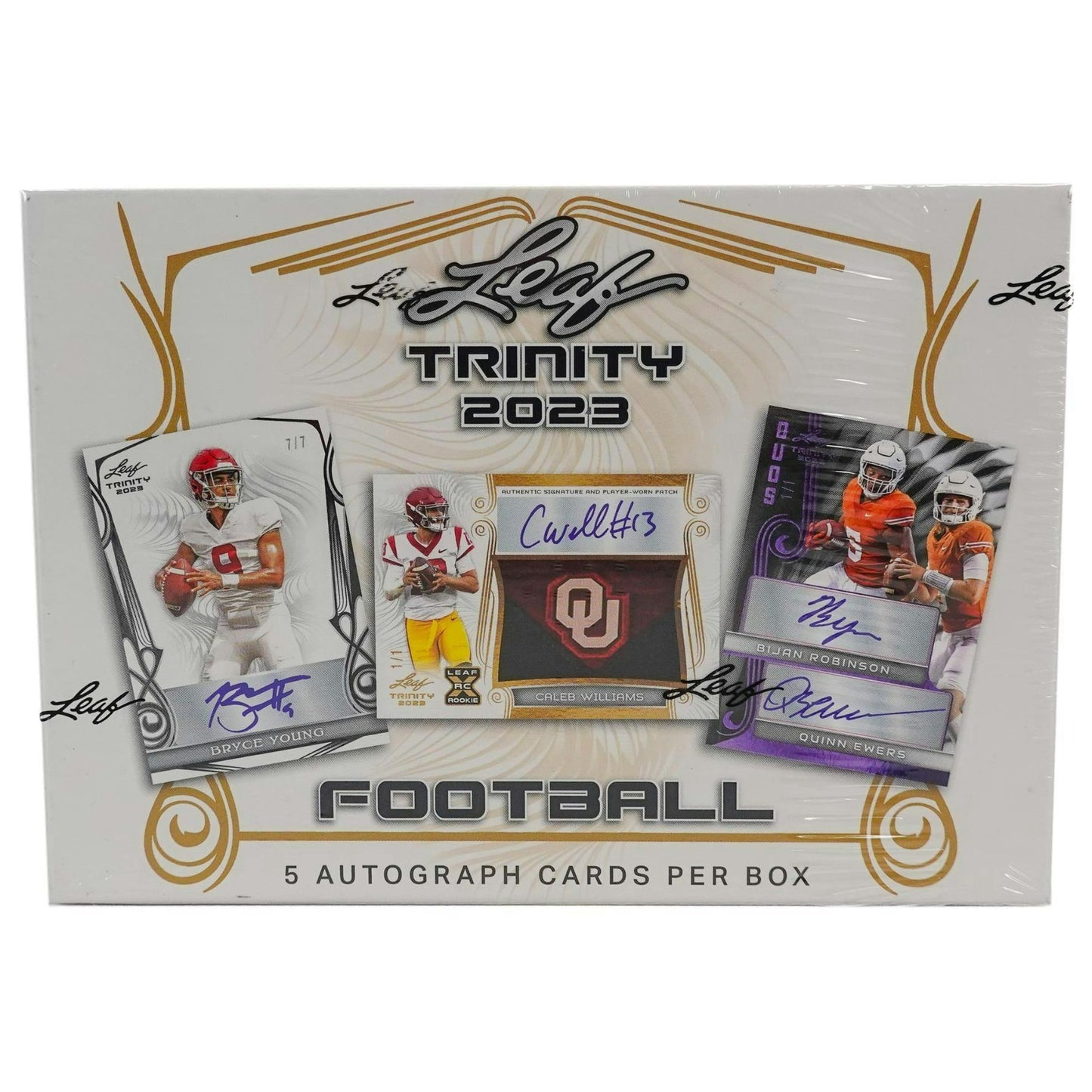2023 Leaf Trinity Football Hobby Box - Trading Card Market