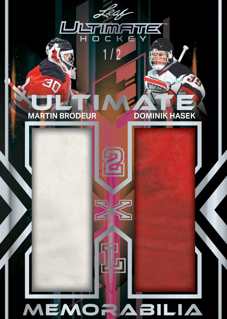 2023 Leaf Ultimate Hockey Hobby Box-Brodeur_Hasek