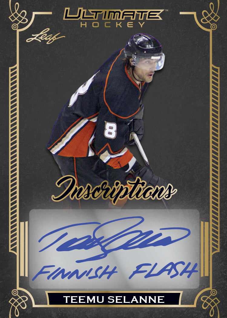 2023 Leaf Ultimate Hockey Hobby Box-Teemu Selanne