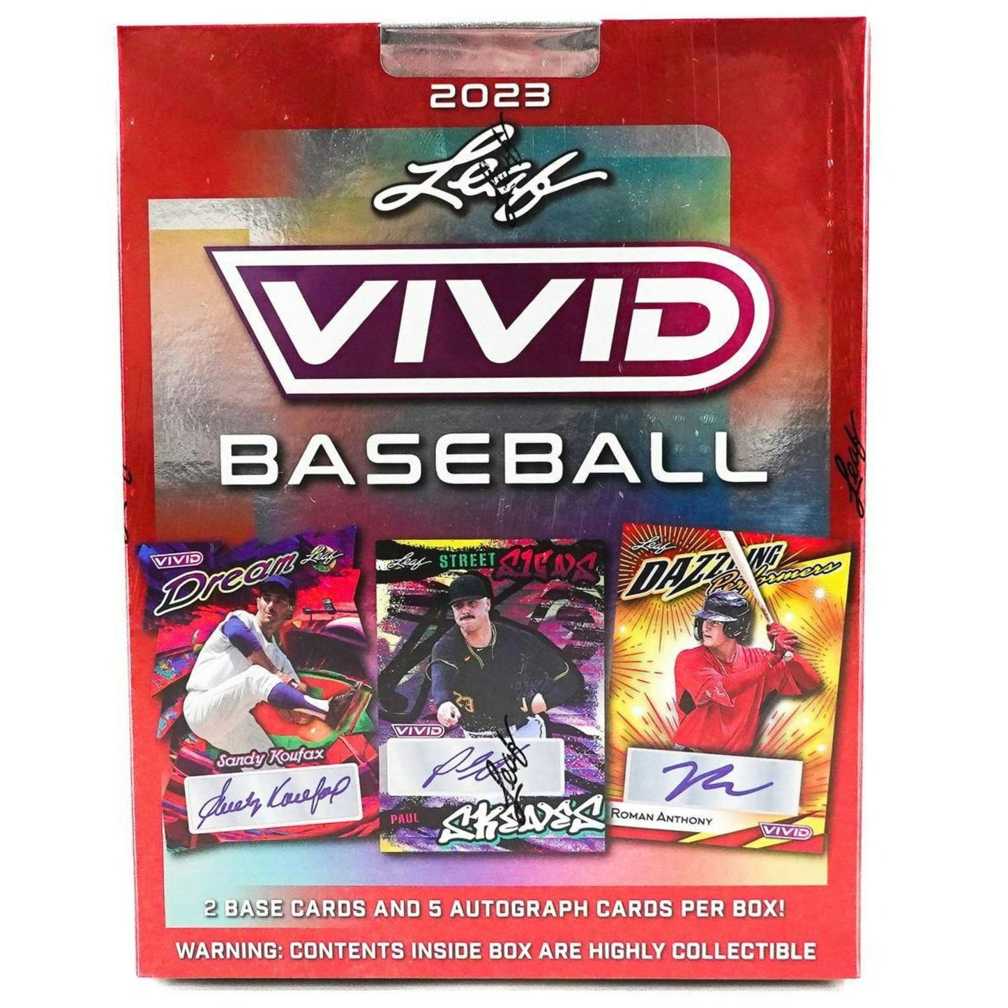 2023 Leaf Vivid Baseball Hobby Box