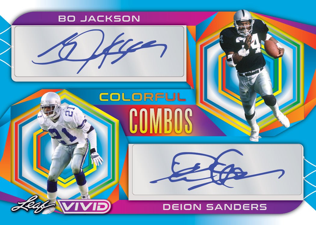 2023 Leaf Vivid Football Hobby Box-Bo Jackson
